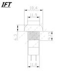 6PCS PBS-11A PBS-11B 12mm self-locking / Self-reset Plastic Push Button Switch Latching Momentary Switchs 3A 250V AC 2PIN 6Color
