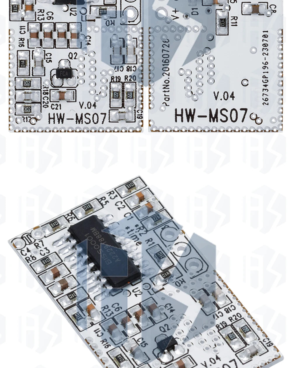 1~10PCS High Performance Motion Sensor Module Radar Motion Sensor HW-MS03 HW-MS07 2.4GHz to 5.8GHz Microwave Radar Sensor Module