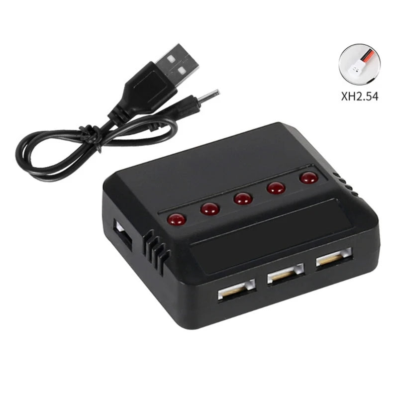 3.7V Lipo  4 in 1 / 5 in 1USB Charger for E010 H31  X4 Syma X5SW X5C X5HW