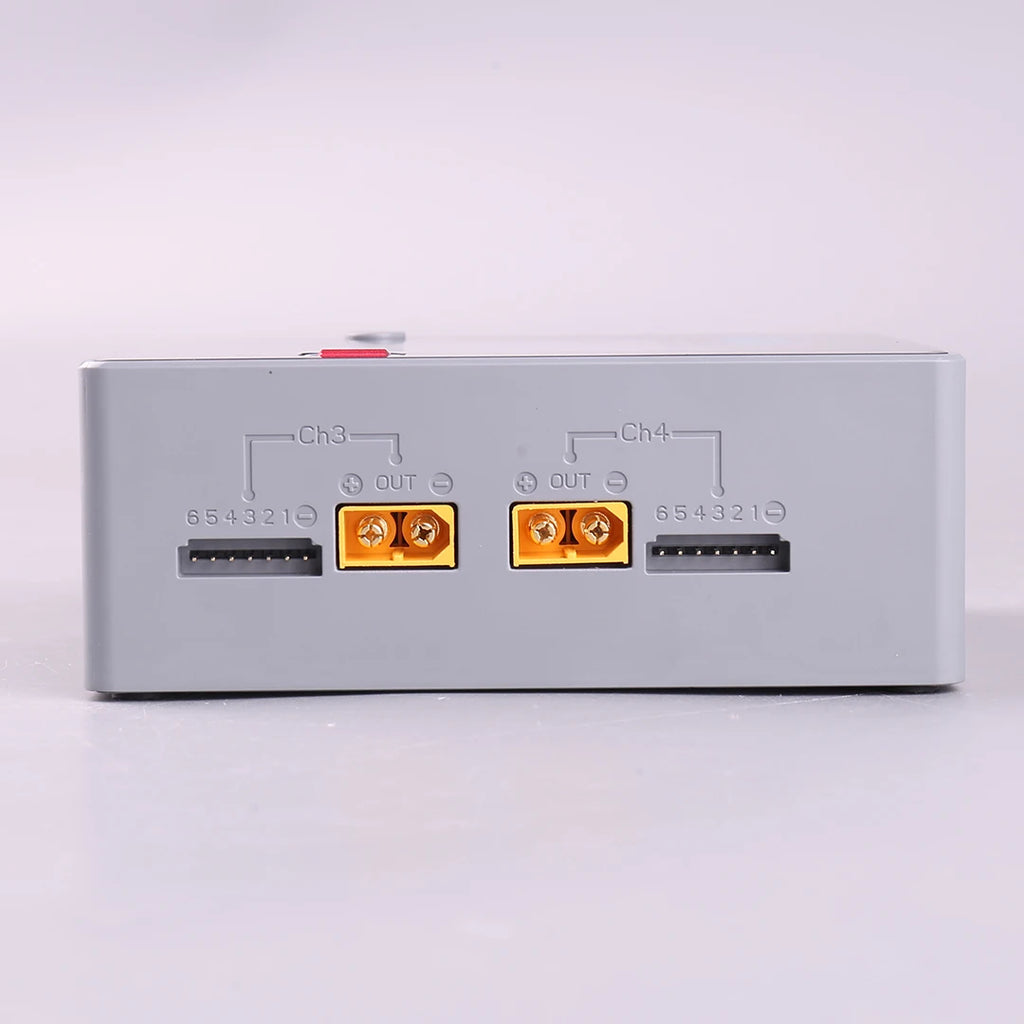 HOTA F6 QUAD-CHANNEL SMART Charger DC1000W 4*15A for Lipo LiIon NiMH Lipo Battery Balance Charger Discharger with USB 45W Type-C