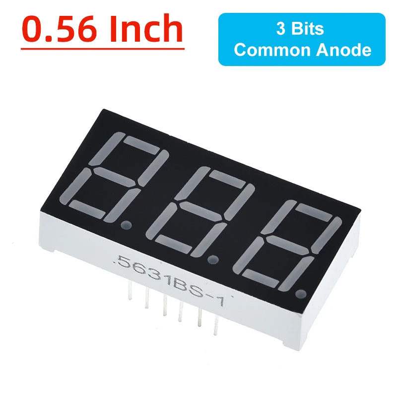 TZT 0.28/0.36/0.4/0.56 inch LED display 7 Segment 1/ 2 / 3 / 4 Bit Digit Tube Red Common Cathode / Anode Digital led 7segment