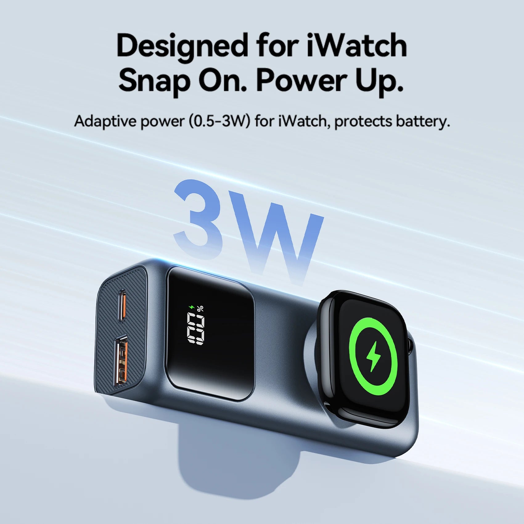 Vention 10000mAh Mini Power Bank 22.5W Fast Charging for iPhone 17 16 Magnetic Wireless Charger for Apple Watch Series 11 10 9