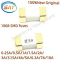 Gold 1808 10PCS 125V 250V AC 0451 SMD Fast Blow Fuse 0.5A 500mA 1A 2A 3A 4A 5A 6.3A 8A 10A 12A 15A  750MA 2410 Ultra-rapid