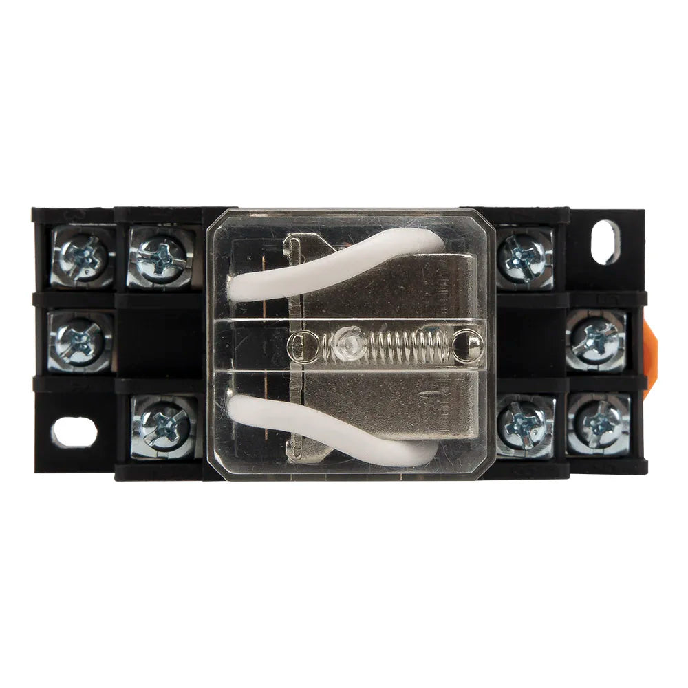 JQX-30F 30A electromagnetic relay with socket base DPDT high power relay JQX-30F-2Z AC 220V 110V DC 24V 12V