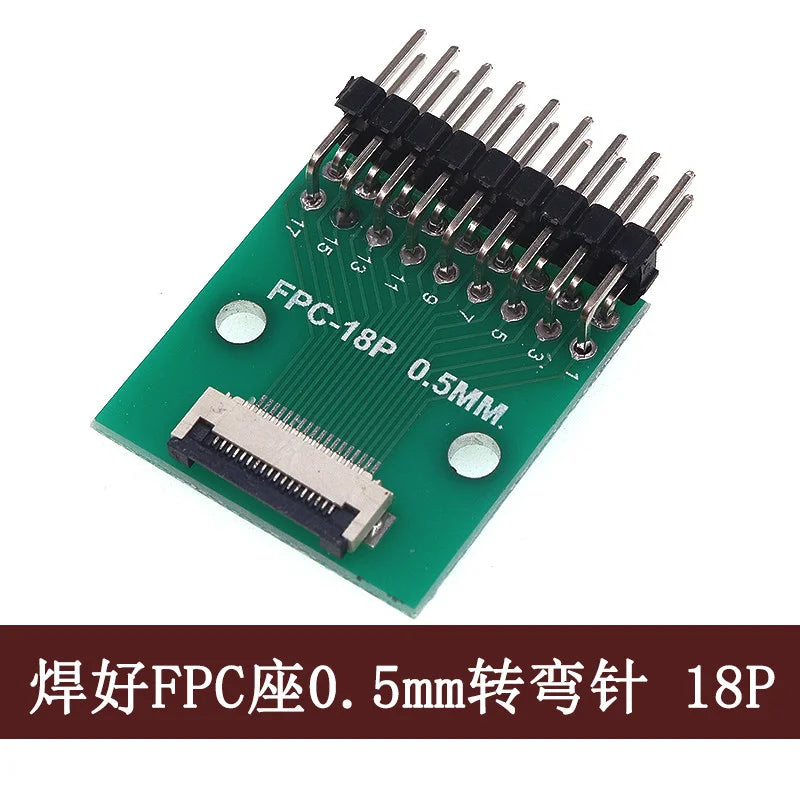 1PC FFC/FPC Adapter Board 0.5mm To 2.54mm Connector Looper 6/8/10/12/20/24/26/30/34/40/50/60/80-pin Flexible Cable Adapter Board