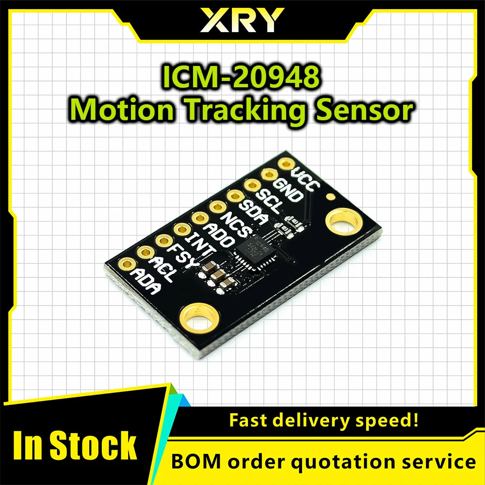 XRY ICM-20948 Sensor Module 9 Axis MEMS Motion Tracking Device Sensor Low Power Integrated Circuits ICM20948