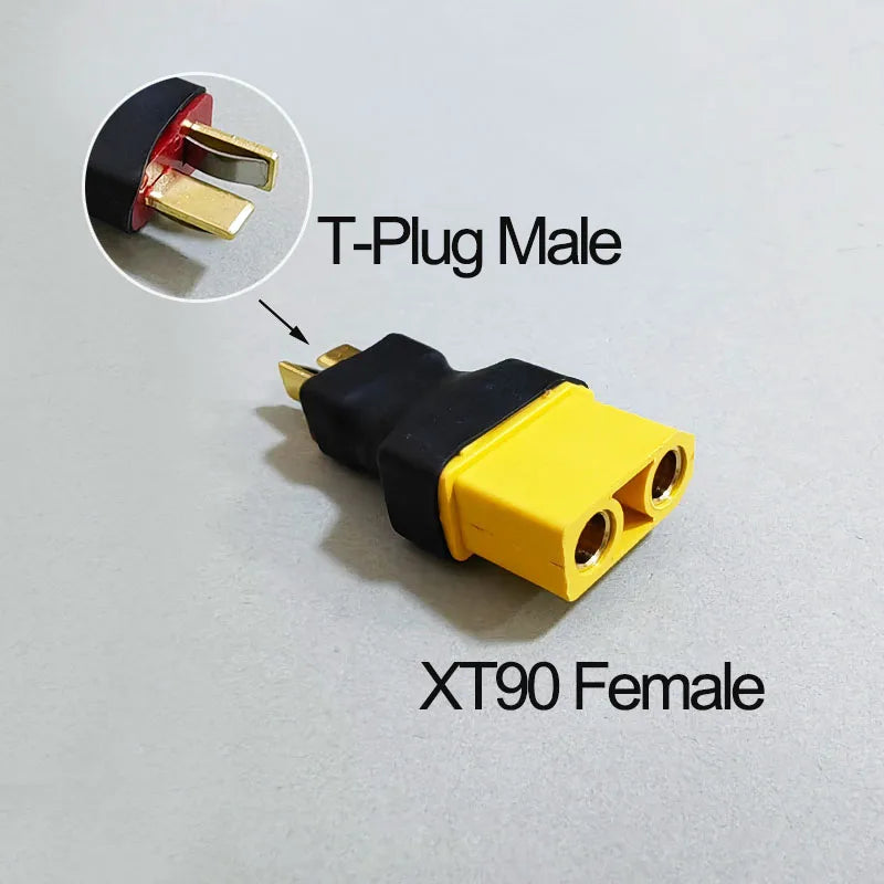 1PCS RC Battery Connector Adapter XT30 XT60 XT90 T-Plug TRX Male to Female Plug For RC LiPo Battery Charger