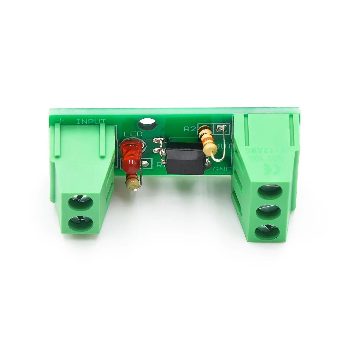 1 Channel Way Optocoupler Isolation Module PC817 3V-5V 12V 24V Photoelectric Isolator Rail Holder PLC Drive Motor Board