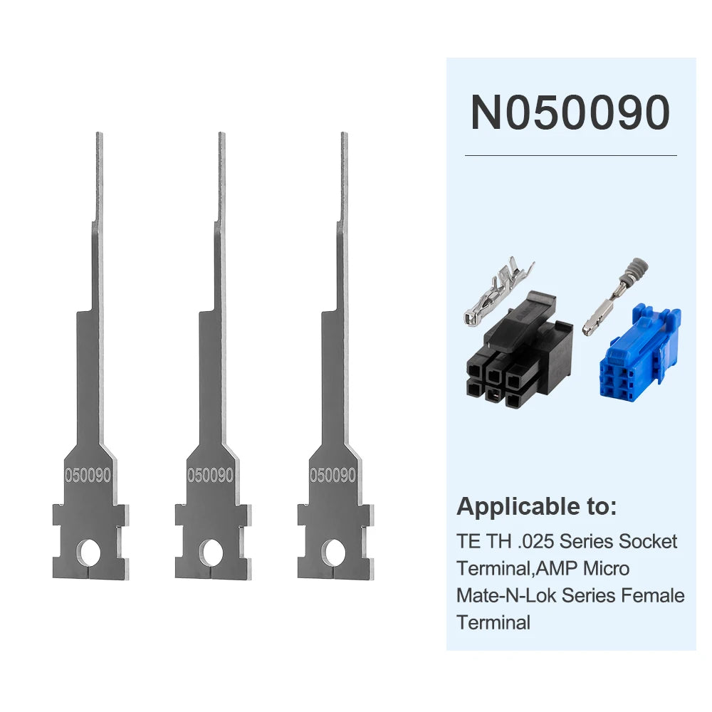 JRready Replacement Tip Kit for Extraction Tool &Terminal Release Tool for Deutsch,AMP/TE,Molex,Delphi,JST,Harting Connectors