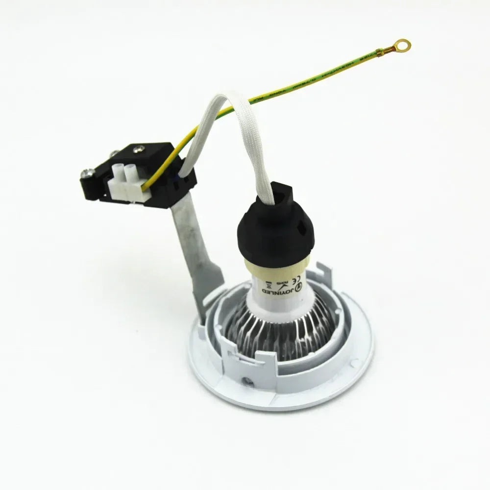 6pcs Gu10 Ceramic LED Spotlight Socket GU10 Halogen Bulb Base Lampholder 18cm Nylon Wire PV Wiring Terminal Junction Box