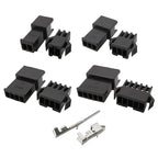 200Pcs/Box SM 2.54 JST 2P 3P 4P 5Pin Male Female Crimp Terminal Housing LED Connector Combination Kit SM-2P SM-2R