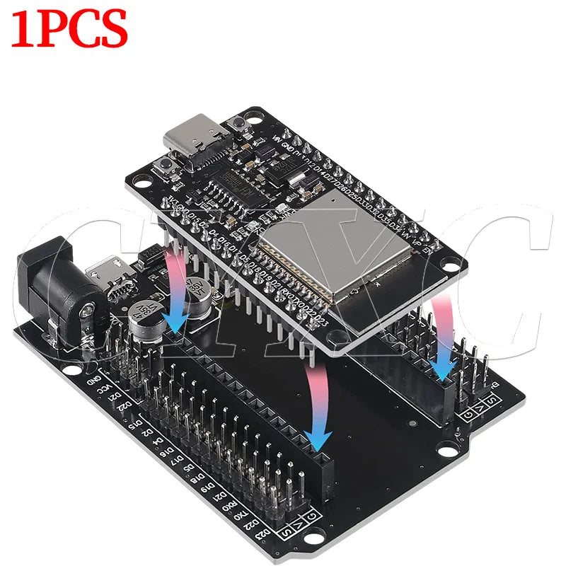 1-10PCS FOR 32 CH340C Development Board WiFi+Bluetooth Ultra-Low Power Dual Core Expansion Board FOR ESP32