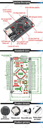 official STM32F407VET6 STM32F407VGT6 STM32 System Core Board STM32F407 Development Board F407 Single-Chip Learning Board