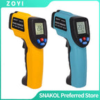 Digital Infrared Thermometer Non-Contact Temperature Gun LCD Backlight Temperature Meter For Industrial Kitchen Outdoor