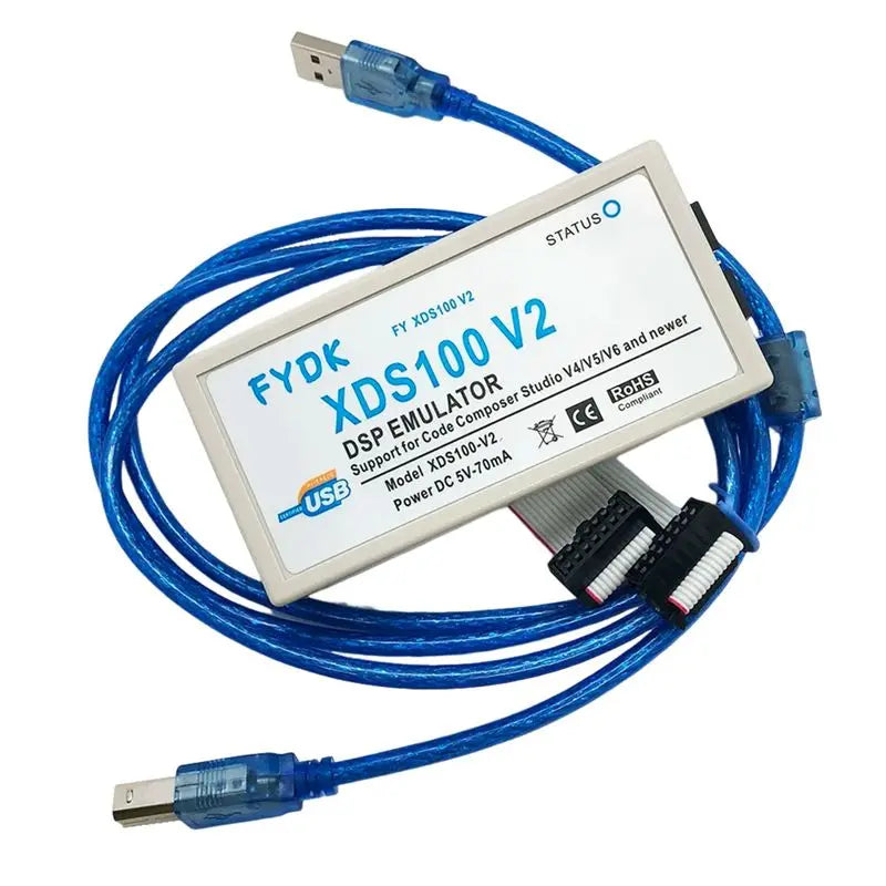 T23C DSP Emulator Programmer XDS100 XDS100V2 JTAG Debugger Suitable For TI ARM9 A8 TMS320 TI DSP CCS5-CCS10 Durable Easy Install