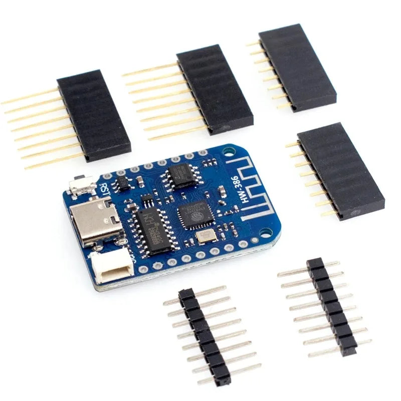 D1 Mini V4.0.0 TYPE-C USB WIFI Internet of Things Board based ESP8266 4MB LOLIN 12C MicroPython Nodemcu Arduino Compatible