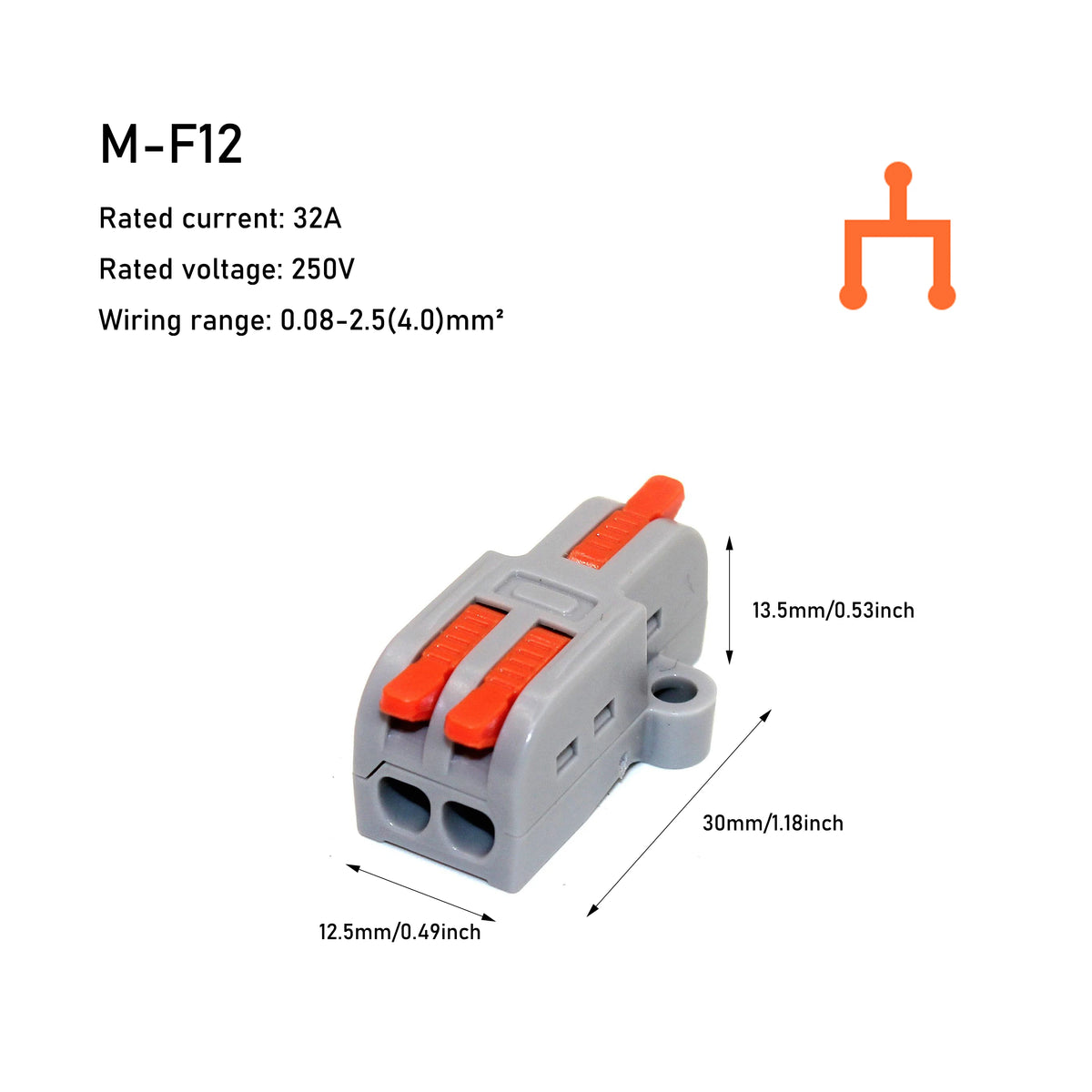 10/50 PCS Mini Fast Wiring Cable Connectors Universal Compact Splitter Electrical Conductors Push-in Home Terminal Block