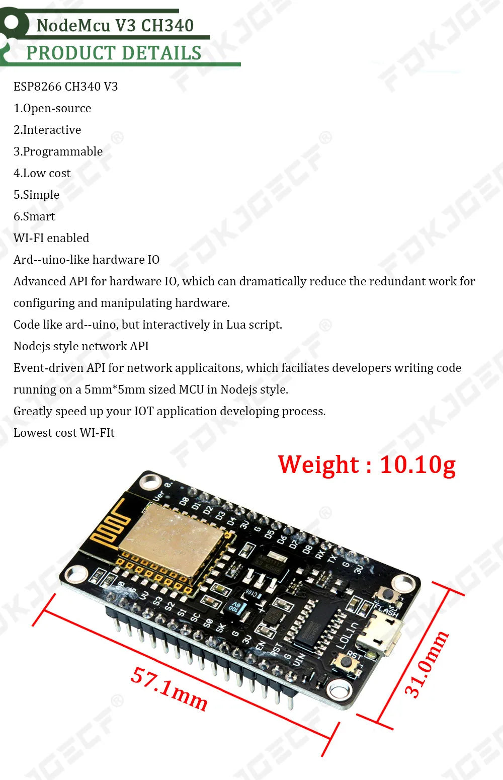 Node MCU Development Kit V3 CH340 NodeMCU + Motor Shield Wifi Esp8266 Esp-12e diy rc toy remote control Lua IoT smart car Esp12e