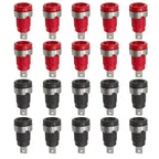 20PCS 4mm Banana Socket Connector 32A Insulated Female Jack 5 Colors Panel Mount Connector for Electrical Connection
