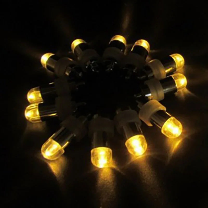 10/20/50pcs Waterproof LED Party Lights Seasonal Lighting for Balloons Paper Lanterns Balloon Wedding Halloween Christmas Party