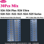 10-60Pcs Wifi Signal FPC On Board Flex Cable for SamSung S26 S25 S24 Plus S20 S21 S22 S23 Ultra Antenna FPC 2*6Pin 12Pin