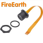IP67 Micro SD Card Extension Cable Panel Mount Soft Flex Extender FPC Waterproof TF Cord for Cabinet Chassis Case Frame 0.2m