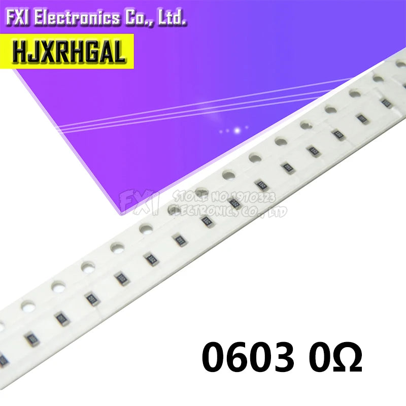 5000pcs 0603 SMD 1/8W 0 ohm ~ 10M ohm chip resistor  0 10R 100R 220R 330R 470R 1K 4.7K 10K 47K 100K 0 10 100 330 470 ohm 5%