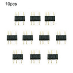 5-24V 3 Pin RGB Connector 1 To 1 2 3 4 5 3pin Wire Splitter Extension Cable for Computer Fan Motherboard AURA RGB LED Tape Light