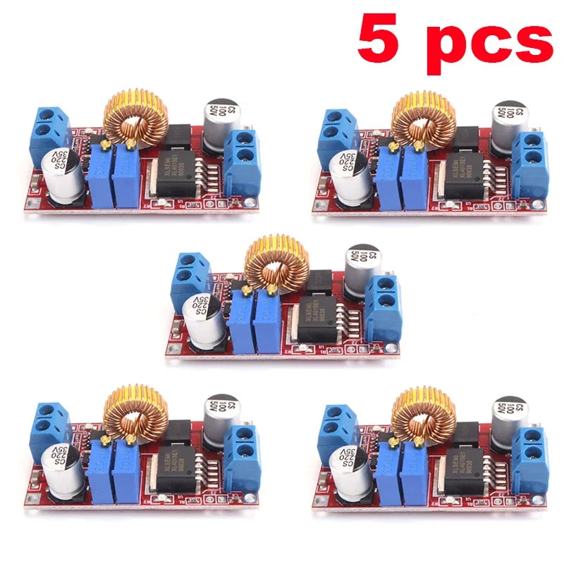 XL4015 5A LM2596 Buck Adjustable Constant Current Voltage Regulator Module 4-38V-1.25-36V LED Driver Battery Charger Solar DIY