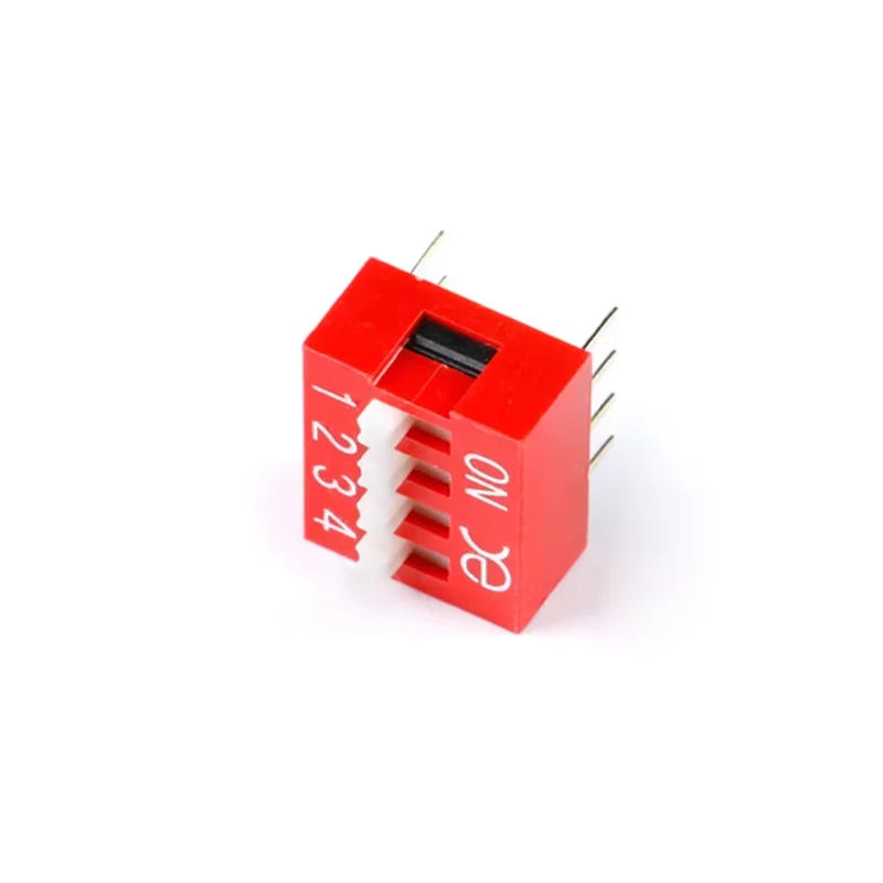 5PCS Slide Type Dip Switch Double Row Toggle Switches Module 2.54mm 1P2P3P4P5P6P7P8P9P10P-12PIN Position For Circuit Breadboards