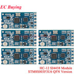 20Pcs/1pc HC-12 433Mhz SI4438 SI4463 Wireless Serial Port Module 1000m UART 3.3V/5V TTL Level With Antenna Bluetooth-compatible
