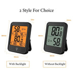 Indoor Digital Temperature Humidity Meter With Stand Magnet Portable House Office Temperature Monitor Thermometer Hygrometer