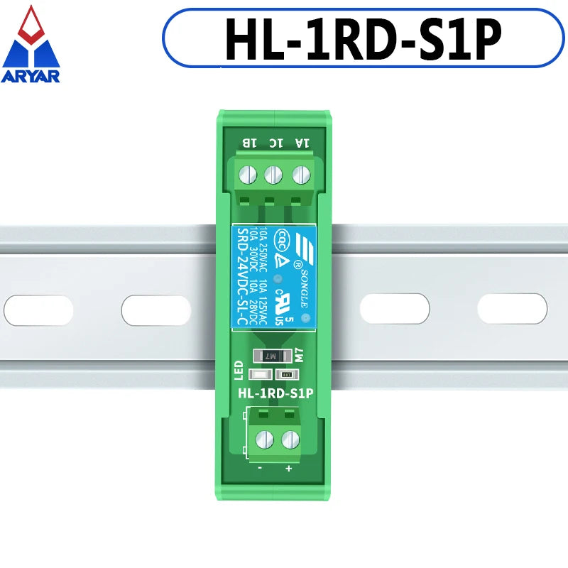 1 Channel 3V 5V 12V 24V Songle Relay Module Driver Board PLC Board Relay Module SPDT 10Amp Pluggable Power Relay Module