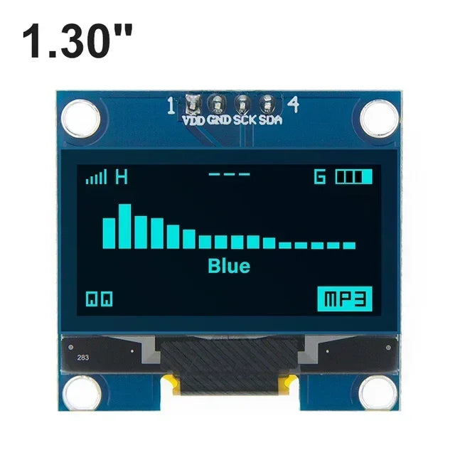 1-10pcs 1.3" OLED Display Module White/Blue Color Drive Chip SH1106 128X64 1.3 inch OLED LCD LED IIC I2C Communicate For Arduino