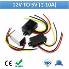 12V to 5V 1A 2A 3A 5A 8A 10A Buck DC-DC Power Converter Plastic Shell Step down 8-36V to 5V Voltage Regulator Stabilizer Module