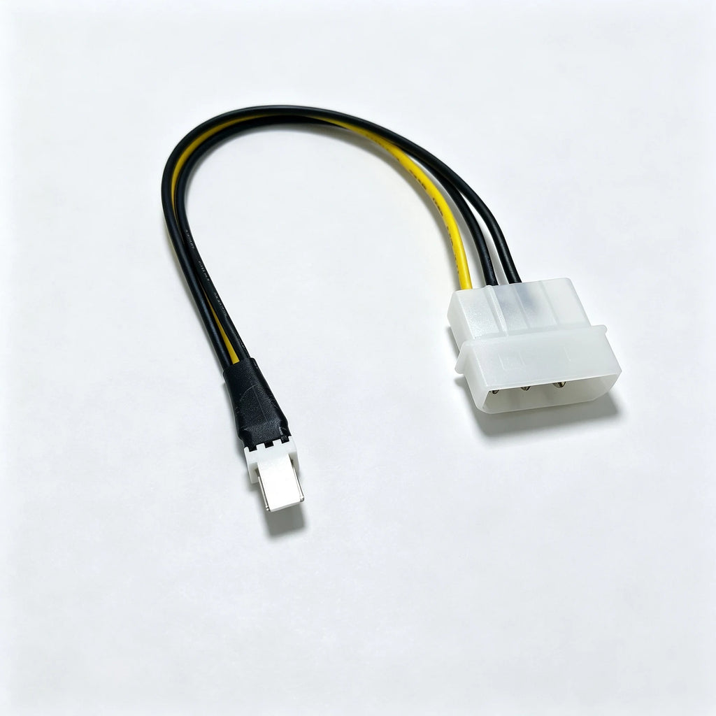 1 PCS 20cm 4 Pin Molex IDE To 3 Pin PC Computer CPU Case Fan Power Connector Cable Adapter