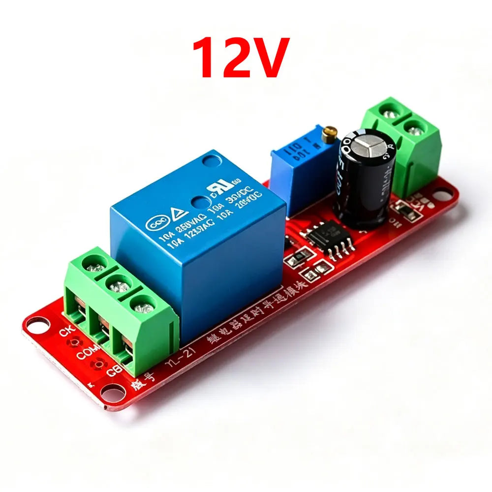 DC 5V 12V Time Delay Relay NE555 Time Relay Shield Timing Relay Timer Control Switch Car Relays Pulse Generation Duty Cycle