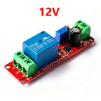 DC 5V 12V Time Delay Relay NE555 Time Relay Shield Timing Relay Timer Control Switch Car Relays Pulse Generation Duty Cycle