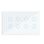 Melery Wifi Smart Tuya Light Switch 4/5/6/8/10 Gang Glass Wall Touch Sensor Alexa Remote Voice Control by Google Home Assistant