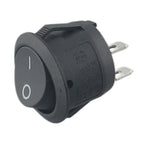 10PCS 12v Round Rocker Switch ON/OFF 2 Pin SPST Snap-in Toggle Switch ON Off 6A 250V Camper Van Caravan Motorhome