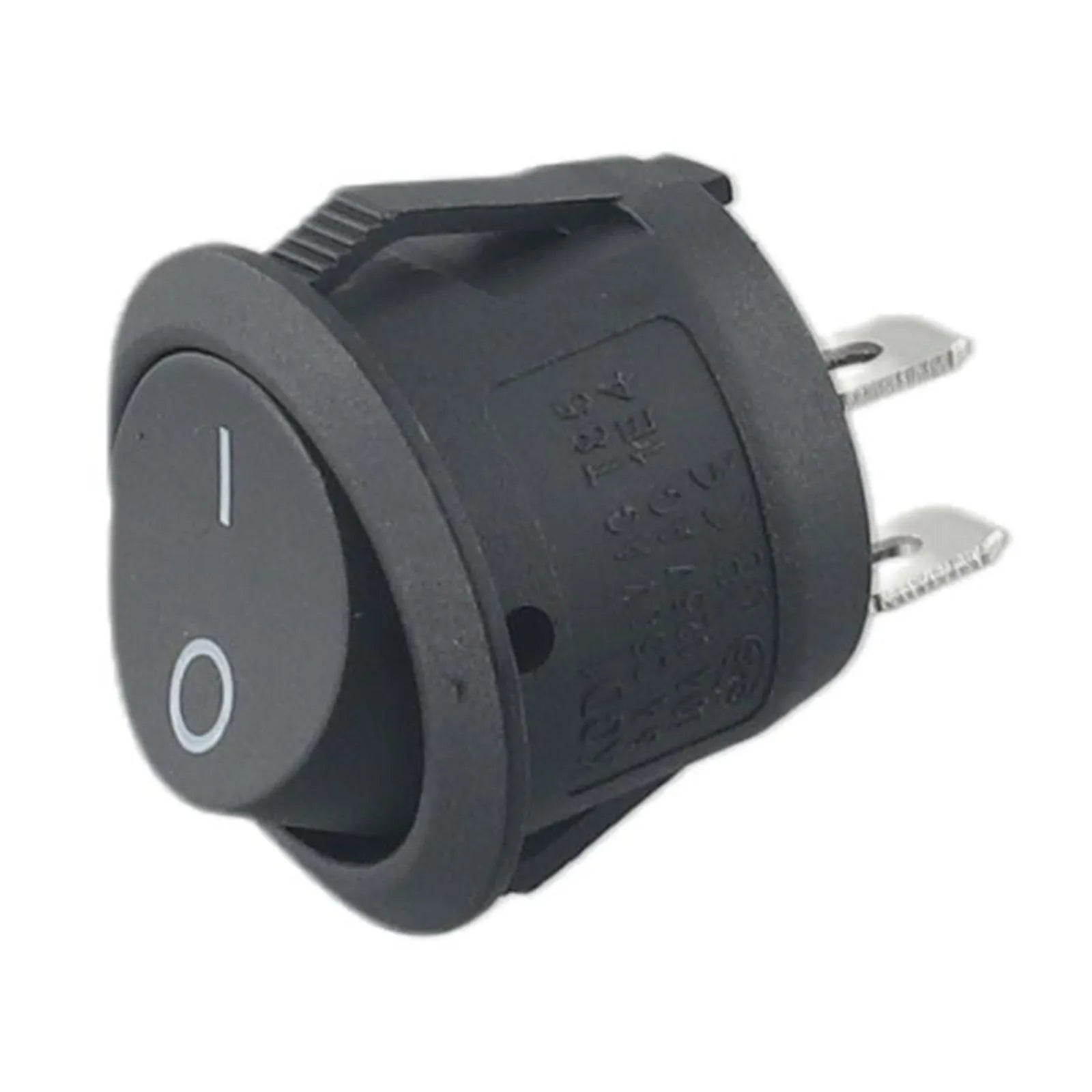 10PCS 12v Round Rocker Switch ON/OFF 2 Pin SPST Snap-in Toggle Switch ON Off 6A 250V Camper Van Caravan Motorhome