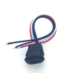 USB-C 2pin 4pin 5pin High Current Charging Socket With Data TYPE-C Female Type C PH2.0 Waterproof Female Connector Jack