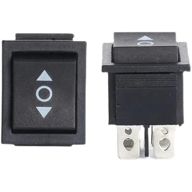 2PCS Self Reset Rocker Switch Momentary KCD4 Power Switch ON-OFF-ON Reset 3 Position 6 Pins 16A 250VAC/ 20A 125VAC
