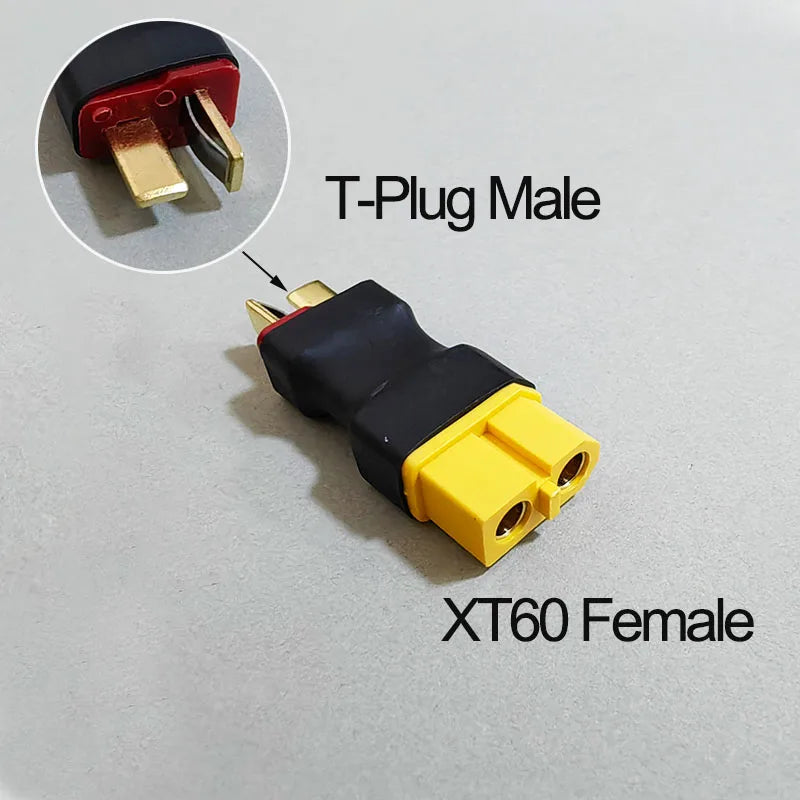 1PCS RC Battery Connector Adapter XT30 XT60 XT90 T-Plug TRX Male to Female Plug For RC LiPo Battery Charger