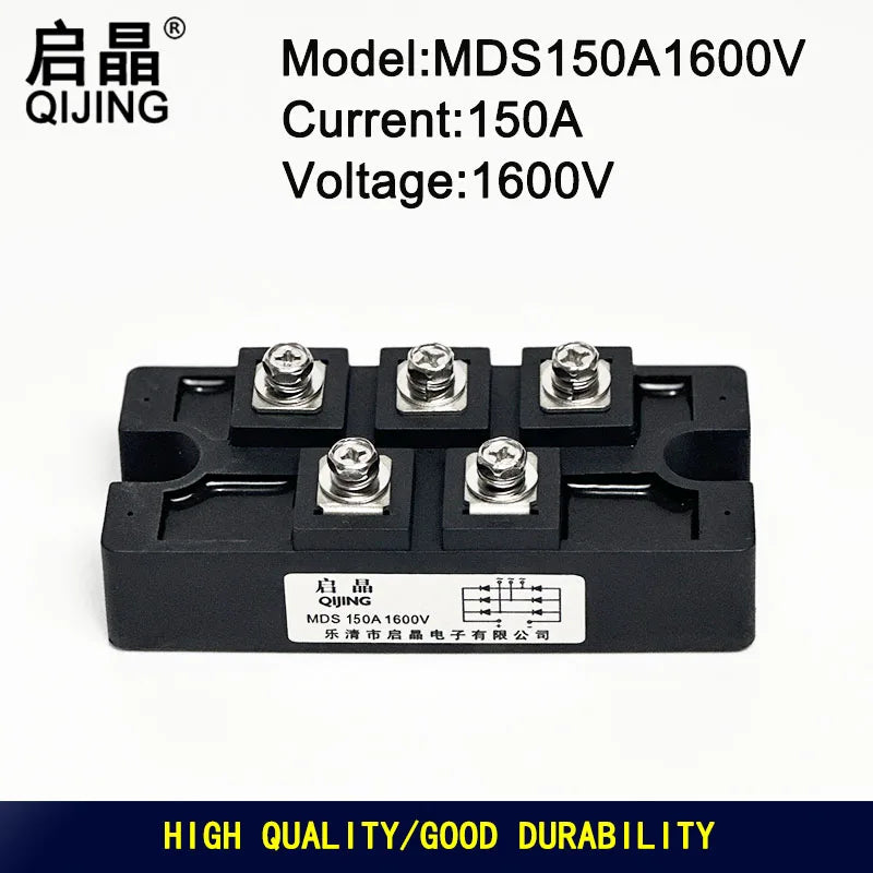 New Three-Phases Rectifier Bridge MDS150A1600V Copper Baes Plate Rectifier Modules MDS150A