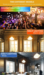 1-10PCS Smart RGBW LED Bulb Spotlight E27 E14 B22 GU10 6W 10W with Infrared Remote Control Suitable for Colorful Home Lighting