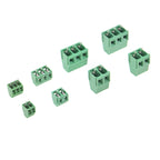 10PCS KF120/KF128 2.54/3.81/5.0/5.08 Pitch 2P/3P straight pin pcb screw terminal block connector 2PIN 3PIN 2.54MM/3.81MM/5.08MM/