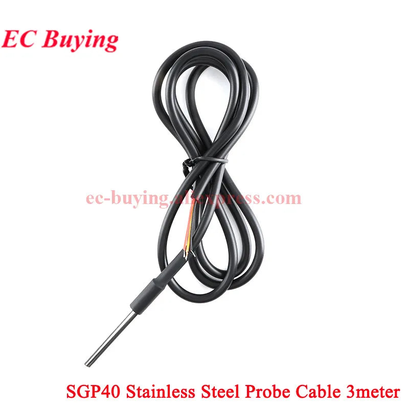 DS18B20 LM35DZ BMP180 BMP280 BME280 BMP180 BME680 BME688 SGP30 SGP40 Waterproof Thread Temperature Probe Sensor Stainless Steel
