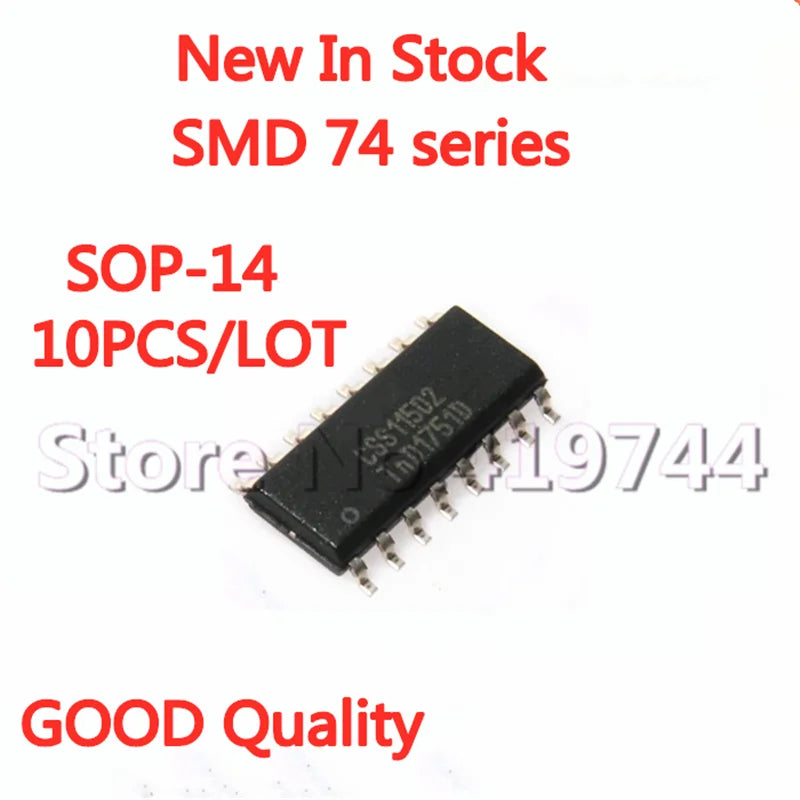 10PCS/LOT SN74LS74ADR LS74A 74LS74 SMD SOP-14 3.9MM double D flip-flop In Stock NEW original IC