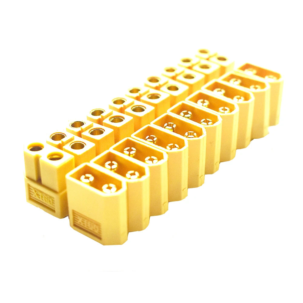 Wholesale 2/5/10PCS  XT90 XT60 XT-60 XT30  T Plug Male Female Bullet Connectors Plugs For RC Lipo Battery Quadcopter